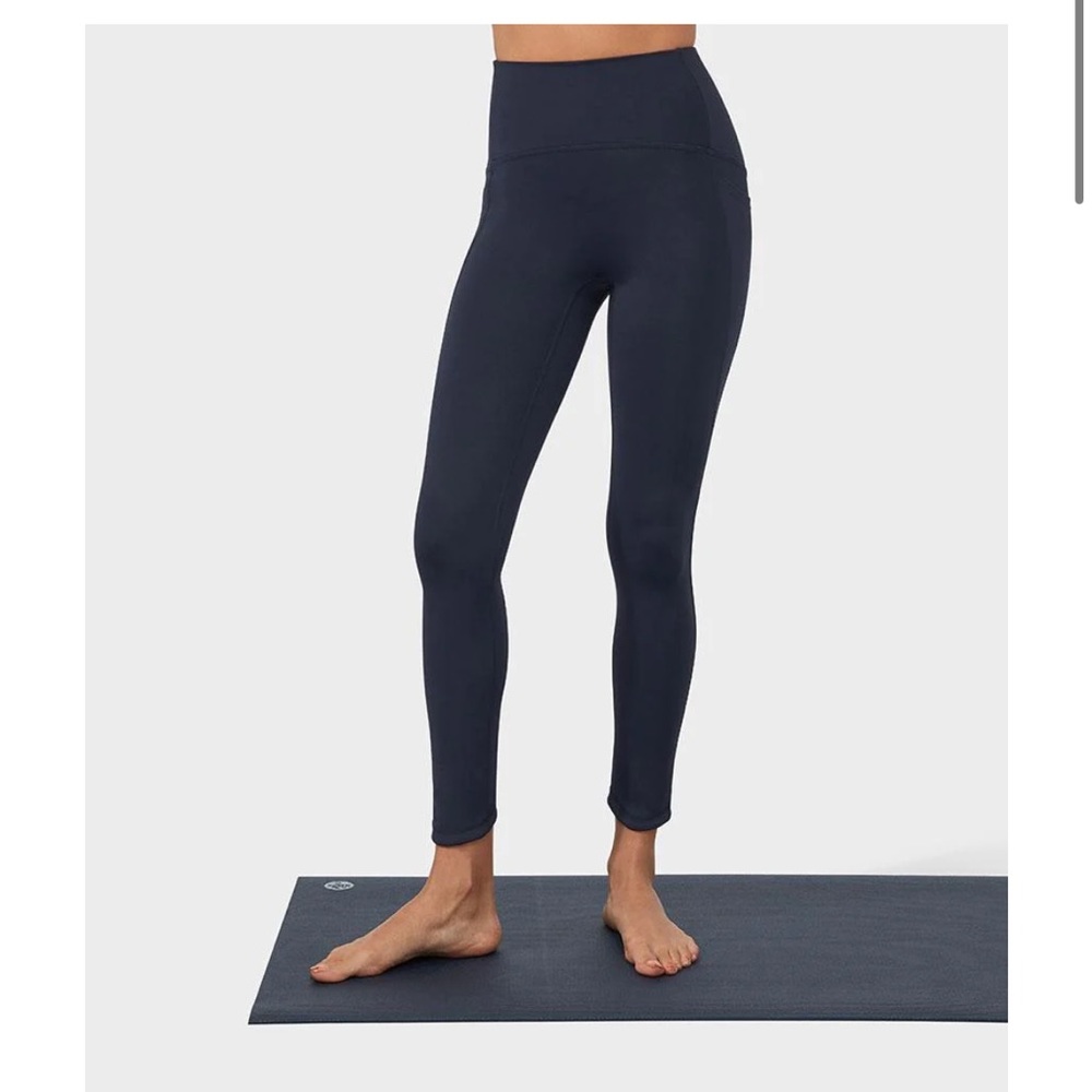 NWT Manduka Presence Legging Dark Sapphire Sz M